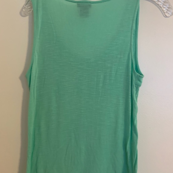 Ann Taylor Petite Size SP Green Blouse - Picture 3 of 5